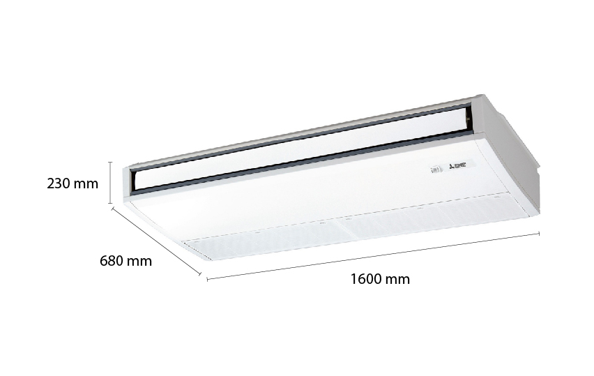 kich-thuoc-may-lanh-ap-tran-mitsubishi-electric-pcy-p42ka-5-0hp-inverter-3-pha