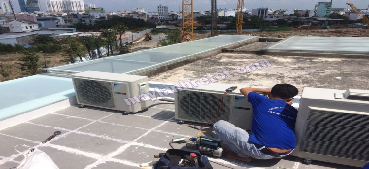 Lắp đặt, tháo dời máy lạnh mới và máy lạnh cũ của khách